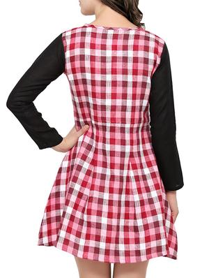 pink fit and flare dress - 13931977 - Standard Image - 4