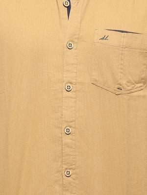 beige cotton casual shirt - 13939175 - Standard Image - 4
