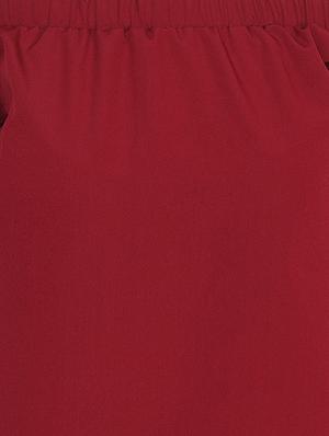 red poly crepe regular top - 13941200 - Standard Image - 4