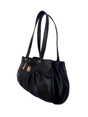 black leatherette handbag - 13947875 - Standard Image - 4