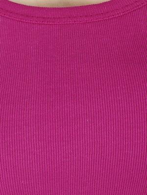 Pink cotton tank tee - 13949343 - Standard Image - 4