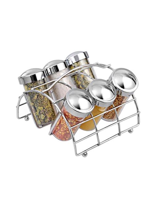 Set of 6 Jar Spice Rack By JVS - 13965521 - Standard Image - 1