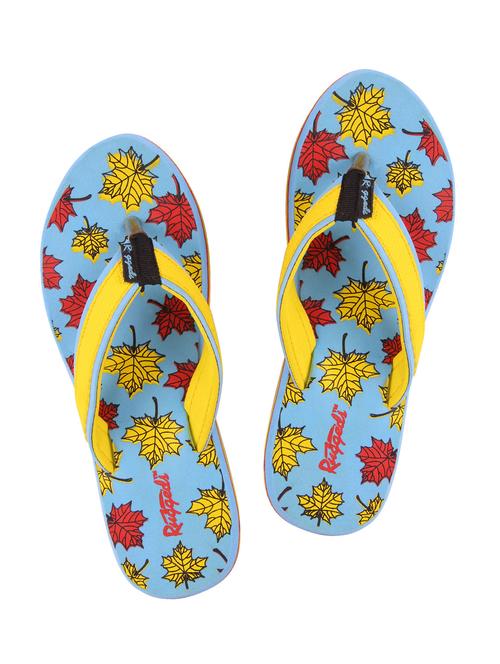 yellow printed flip flop - 13976327 - Very Small Image - 1