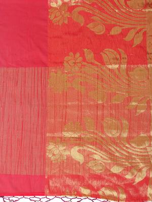 pink chiffon ombre saree with blouse - 13982910 - Standard Image - 4