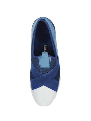 navy mesh casual slipon - 13984170 - Standard Image - 4