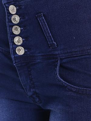 dark blue denim shorts - 13985440 - Standard Image - 4