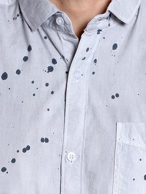 white cotton casual shirt - 13989274 - Standard Image - 4
