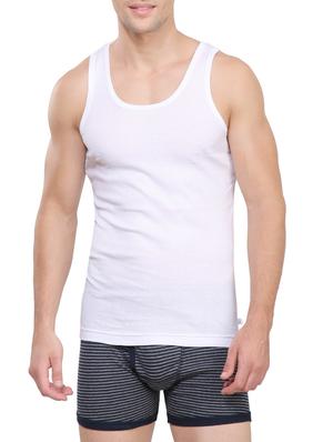 white cotton vest - 13994939 - Standard Image - 1