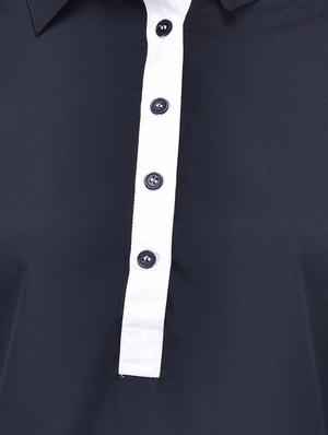 solid navy blue regular shirt - 13996504 - Standard Image - 4