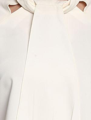 cutout detail tie-up neck top - 14007895 - Standard Image - 4
