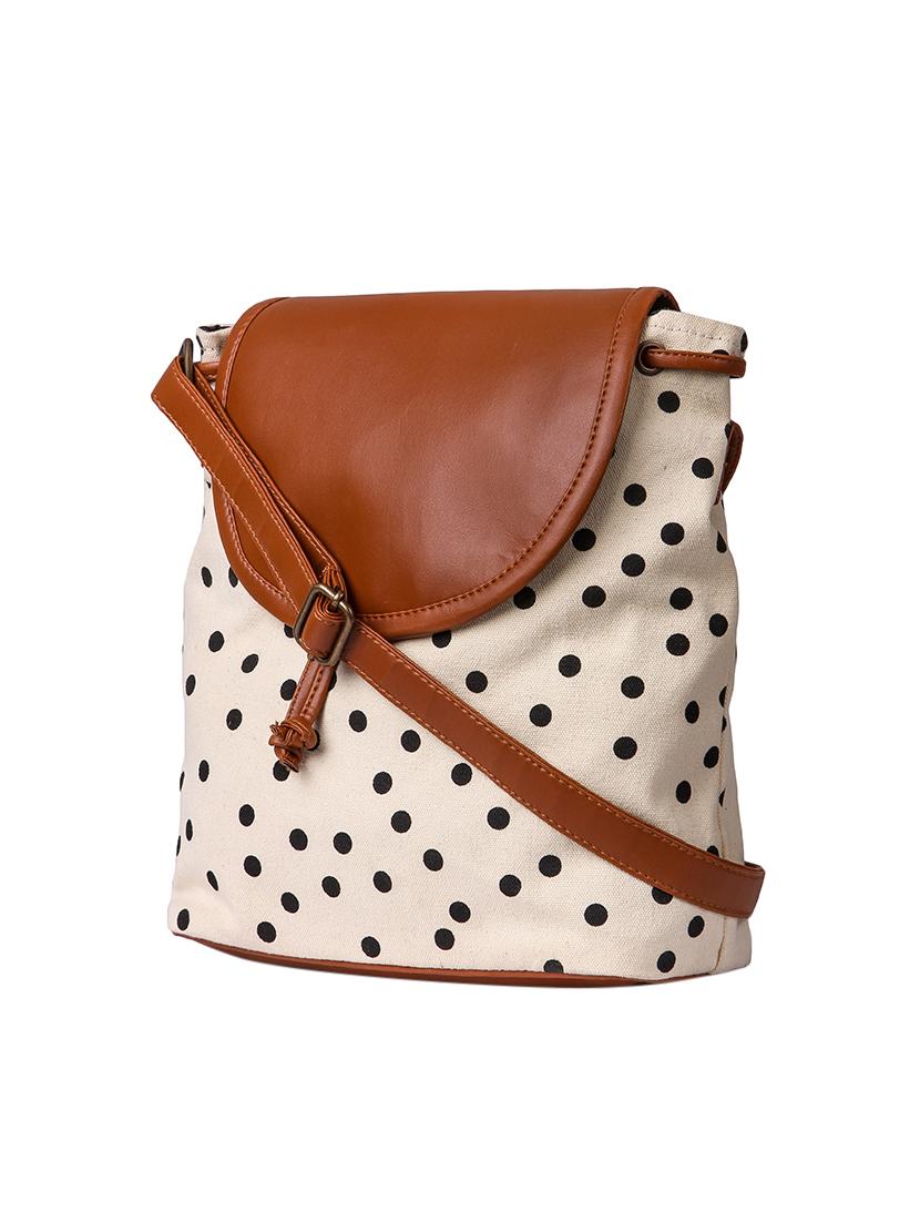 white canvas regular sling bag - 14008071 - Zoom Image - 4
