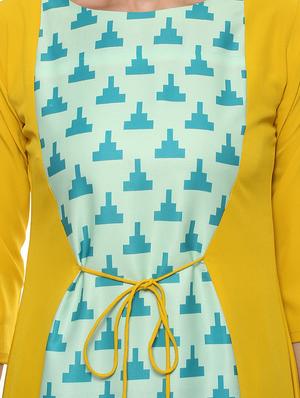 printed layered kurta - 14012363 - Standard Image - 4