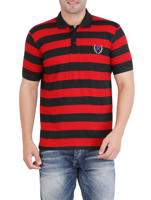 red cotton t-shirt - 14042392 - Standard Image - 1
