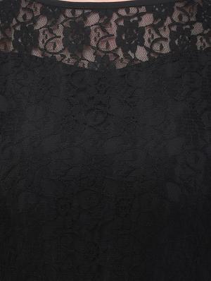 black net party semi-stitched gown - 14043325 - Standard Image - 4