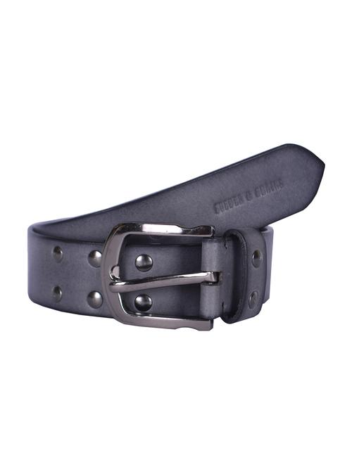black leather belt - 14044736 - Standard Image - 1