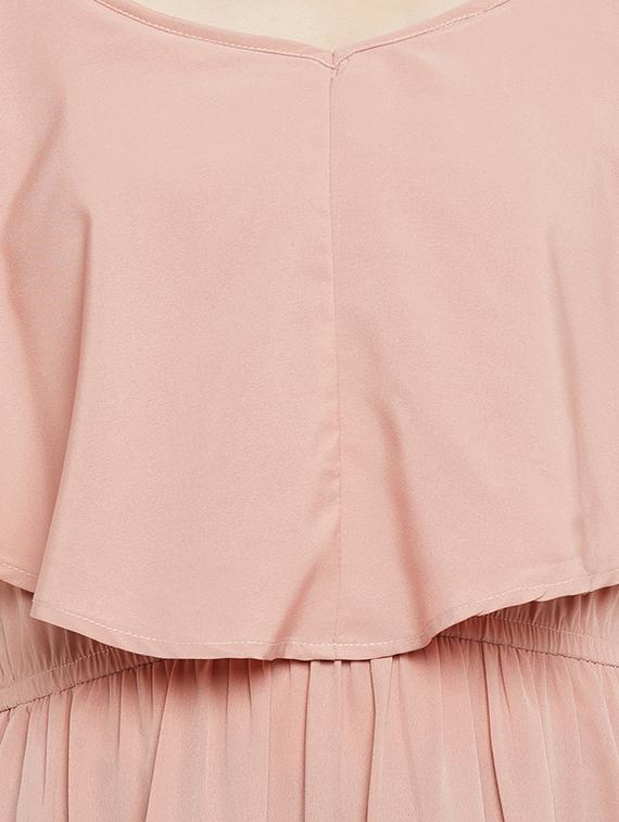 pink asymmetric dress - 14067153 - Zoom Image - 4