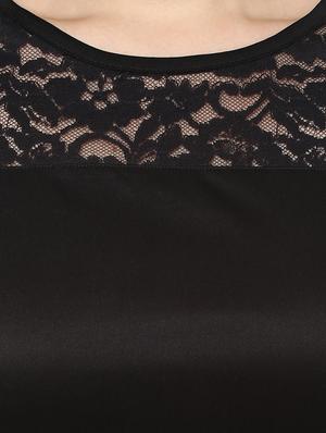 black lace plus dress - 14081038 - Standard Image - 4
