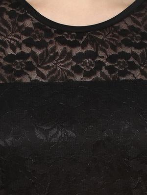 lace panel sheath dress - 14081043 - Standard Image - 4