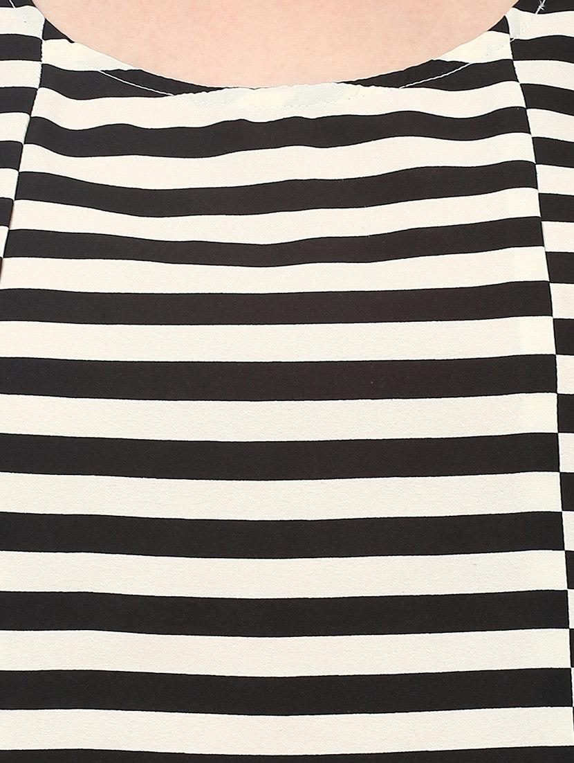 black stripped plus top - 14081124 - Zoom Image - 4