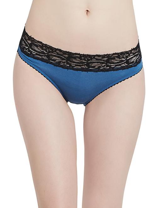 navy blue cotton hipster panty - 14081189 - Standard Image - 1