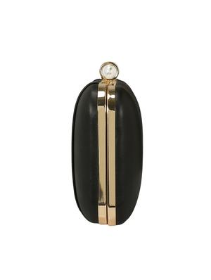 black metal box clutch - 14082332 - Standard Image - 4