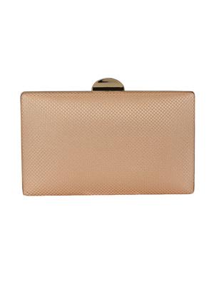 pink metal box clutch - 14082341 - Standard Image - 4