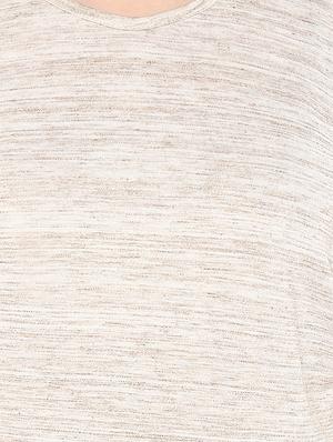 beige poly viscose regular top - 14082595 - Standard Image - 4