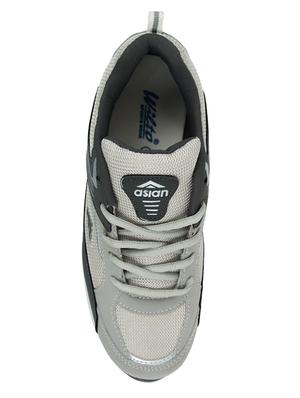 grey mesh lace up sport shoe - 14088151 - Standard Image - 4