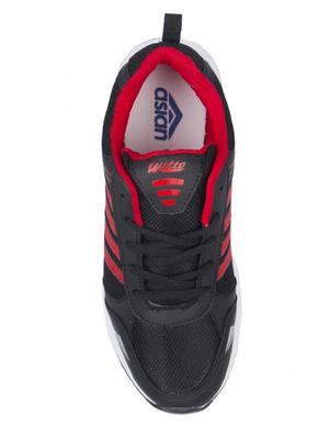 black mesh lace up sport shoe - 14088153 - Standard Image - 4