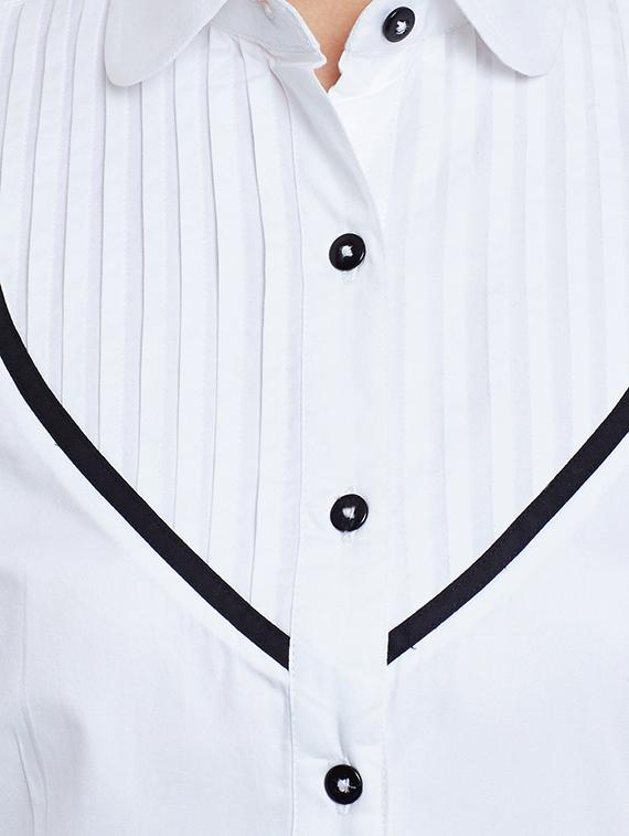 white cotton shirt - 14090790 - Zoom Image - 4