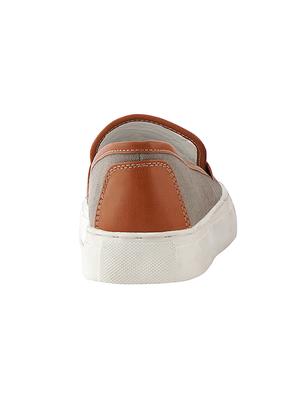grey Canvas casual slipon - 14100880 - Standard Image - 4
