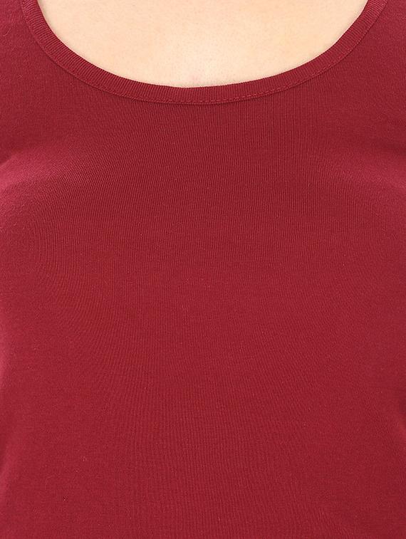 scoop neck solid tank top - 14101361 - Zoom Image - 4