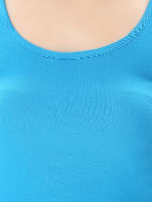 blue cotton tank top - 14101362 - Standard Image - 4