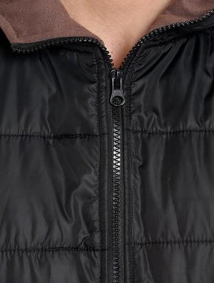 black cotton quilted jacket - 14104173 - Standard Image - 4