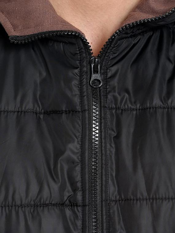 black cotton quilted jacket - 14104173 - Zoom Image - 4