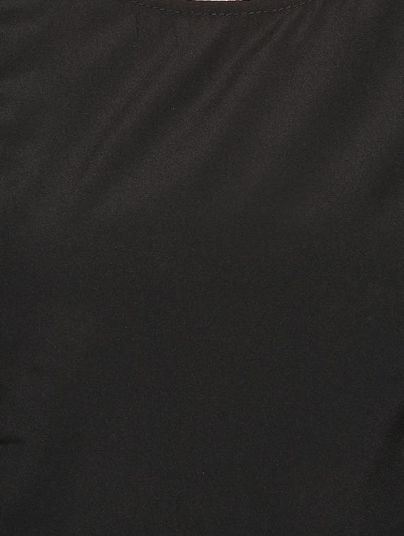 cape sleeved solid crop top - 14104362 - Zoom Image - 4