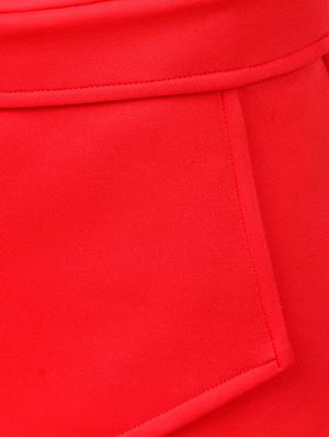 solid red nylon short - 14106644 - Standard Image - 4