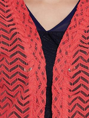 coral cotton regular shrug - 14110021 - Standard Image - 4