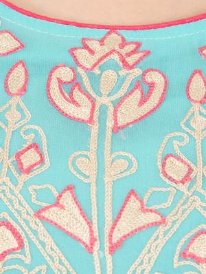 Embroidered straight kurta - 14115086 - Standard Image - 4