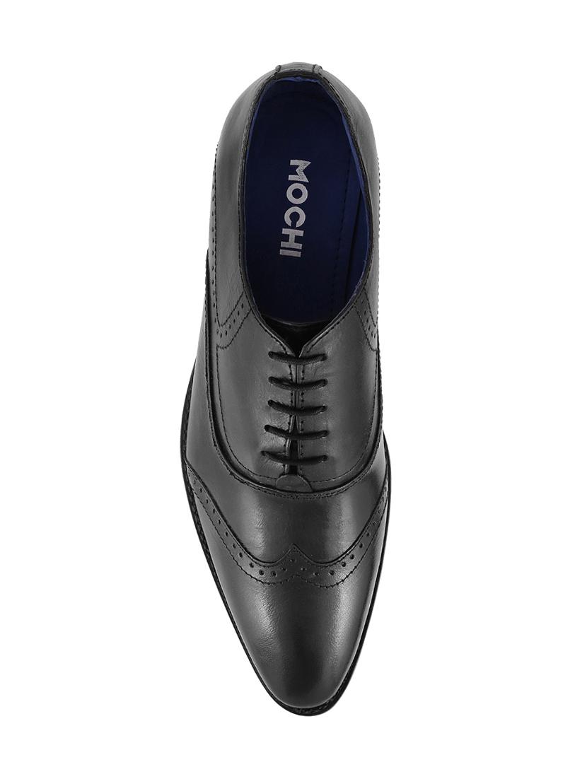 black Leather lace-up brouge - 14116732 - Zoom Image - 4