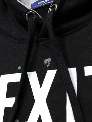 black cotton sweatshirt - 14123757 - Standard Image - 4