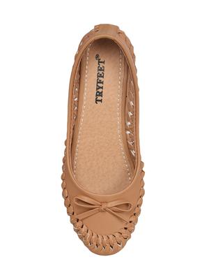 brown slip on ballerina - 14130756 - Standard Image - 4