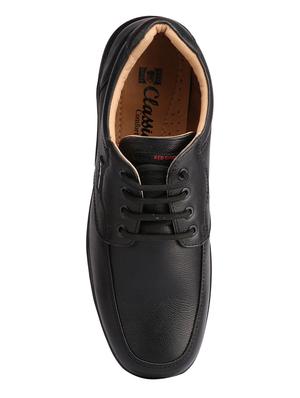black leather lace-up derby - 14131830 - Standard Image - 4