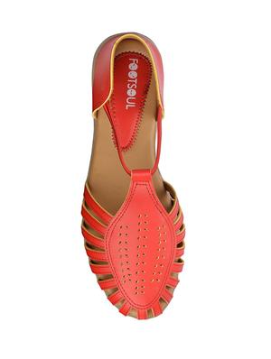 maroon closed back sandal - 14150815 - Standard Image - 4
