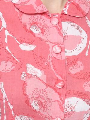 printed flared kurta - 14153241 - Standard Image - 4