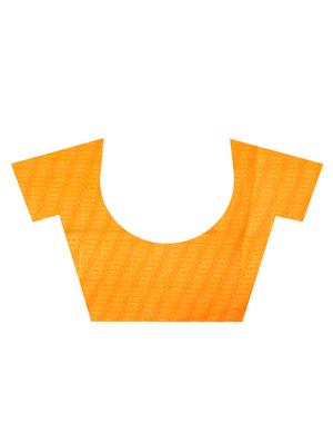 yellow silk bhagalpuri saree with blouse - 14154443 - Standard Image - 4