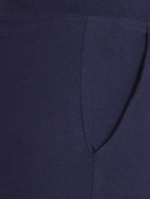 navy blue cotton track pants - 14160405 - Standard Image - 4
