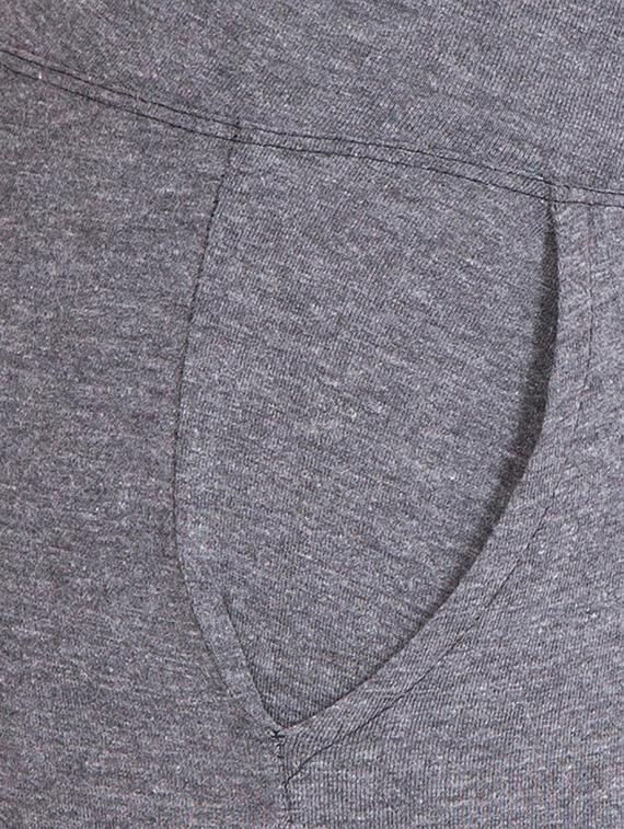 grey cotton track pants - 14160411 - Zoom Image - 4