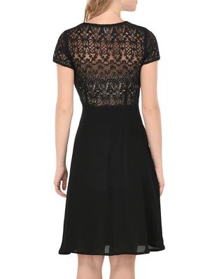 floral laced a-line dress - 14160636 - Standard Image - 4