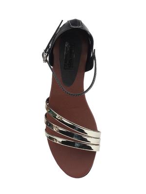 black ankle strap sandal - 14165428 - Standard Image - 4